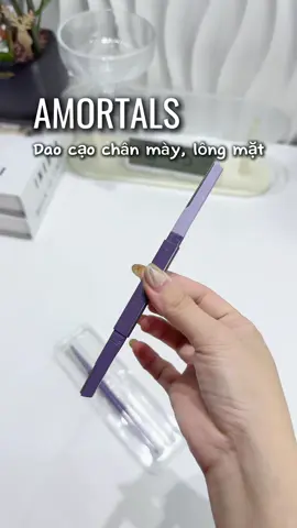 Tỉa lông mày chưa bao giờ dể đến vậy luôn mấy bà #daocaolongmay #daocaoamortals #amortals #tiachanmay #reviewlamdep 