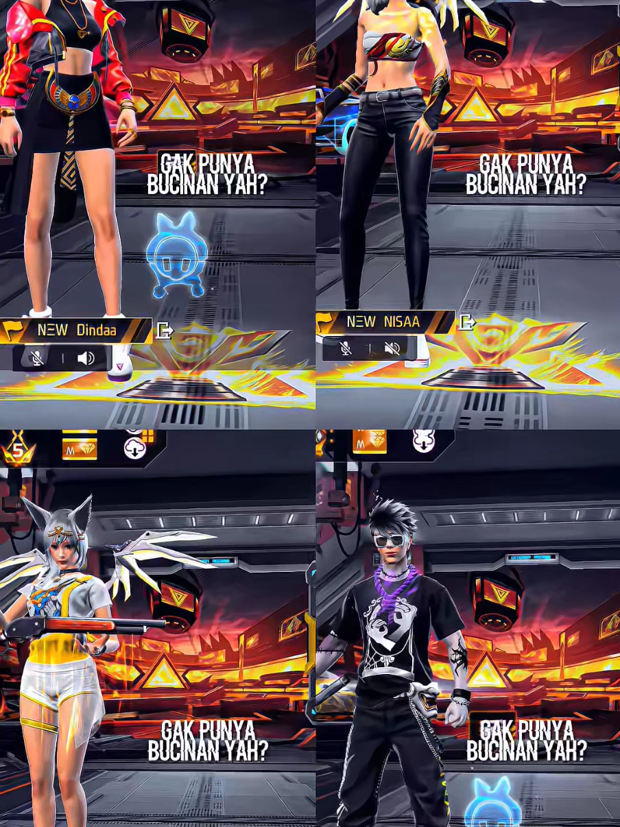 gratatatata💃💃 @𝒞𝒽ℯ𝓁𝓈ℯ𝒶` 𝑨𝑪 @𝐍Ξ𝐖 𝐍𝐈𝐒𝐀𝐀` 𝑨𝑪 @𝐌𝐚𝐬𝐯𝐚𝐧𝐧` 𝑨𝑪  cr:@KD・𝝜ყׄ𝗹αׅαׅ友  #promomakanharian #4u #fyp #trendbucin #freefire #alliancecreator #omagatdindaa #combi 