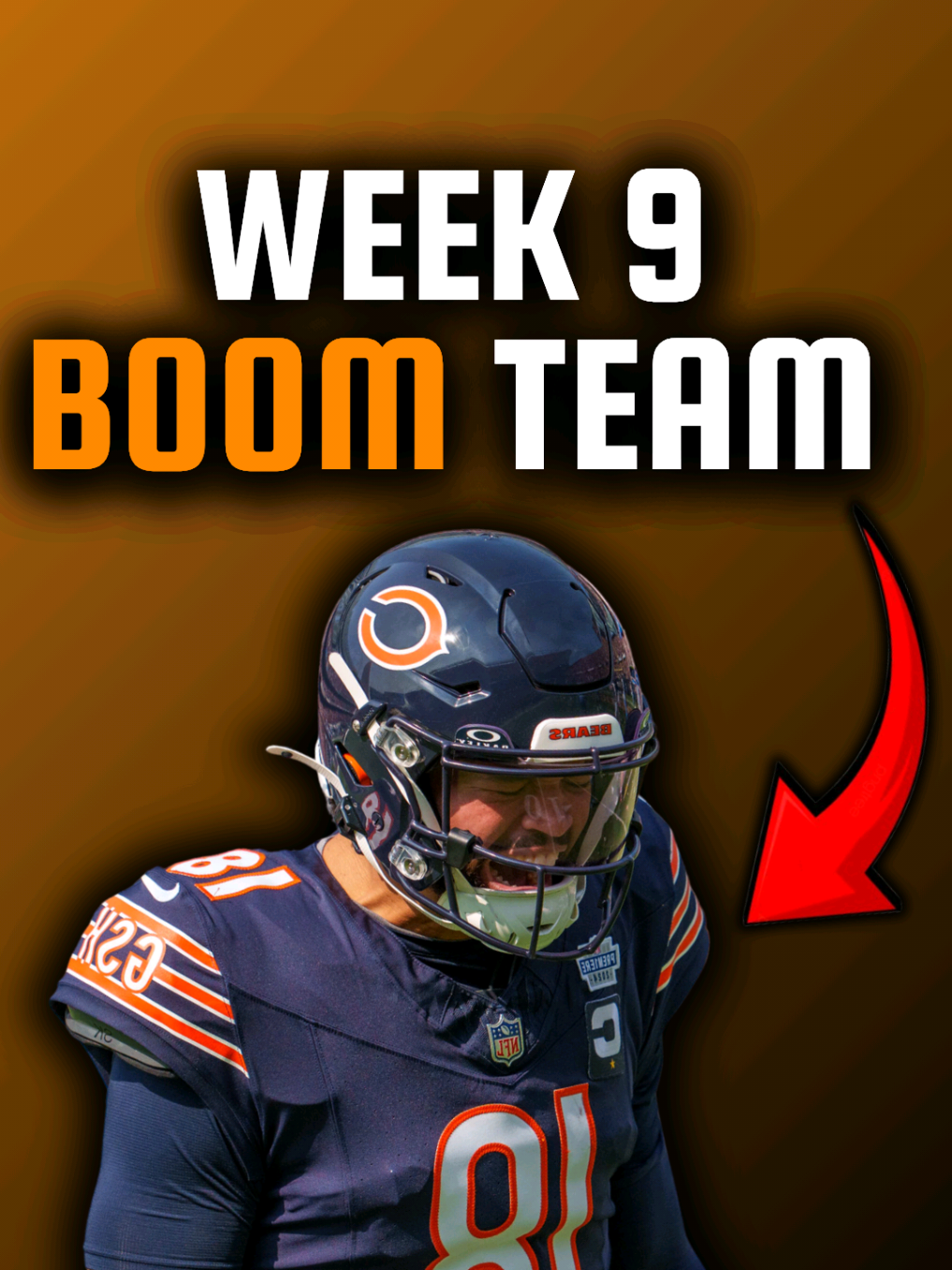 Week 9 BOOM Team 🔥🏈 #football #fantasyfootball #fantasyfootballadvice #fantasyfootballtips 