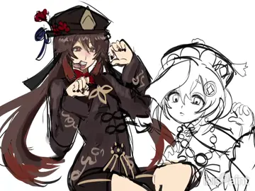 too lazy to finished sowy....#halloween #GenshinImpact #fanart #fyp #viral 