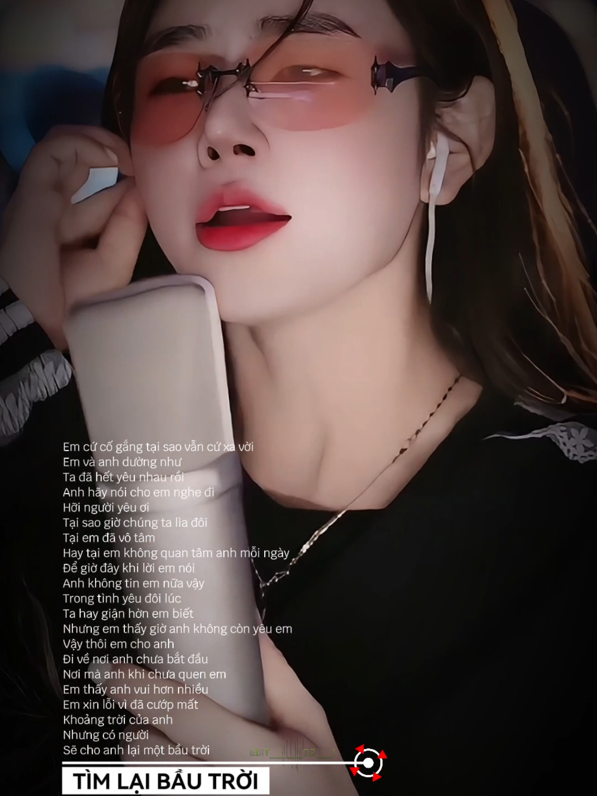 Em cứ cố gắng tại sao vẫn cứ xa vời...🤭🫣🤫 #timlaibautroi #oanhta #xuhuong #lyrics #viral 