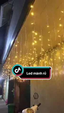 LED mành rủ ##ledtrangtri##trangtri##dengiare##sanvuondep##thomdenled97