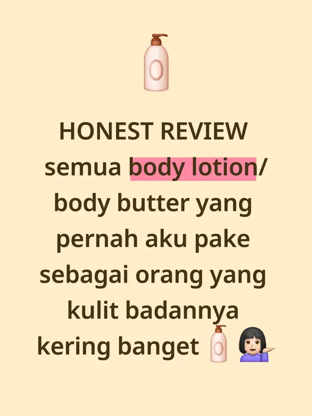ini belum semua sih soalnya aku sering bgt ganti2 body lotion cm skrg lg pake marina yg avocado soalnya murah bgt & isinya banyak🥲 cm emg agak kurang nampol ngelembabinnya #bodylotion #kulitkering #dryskin #bodybutter 