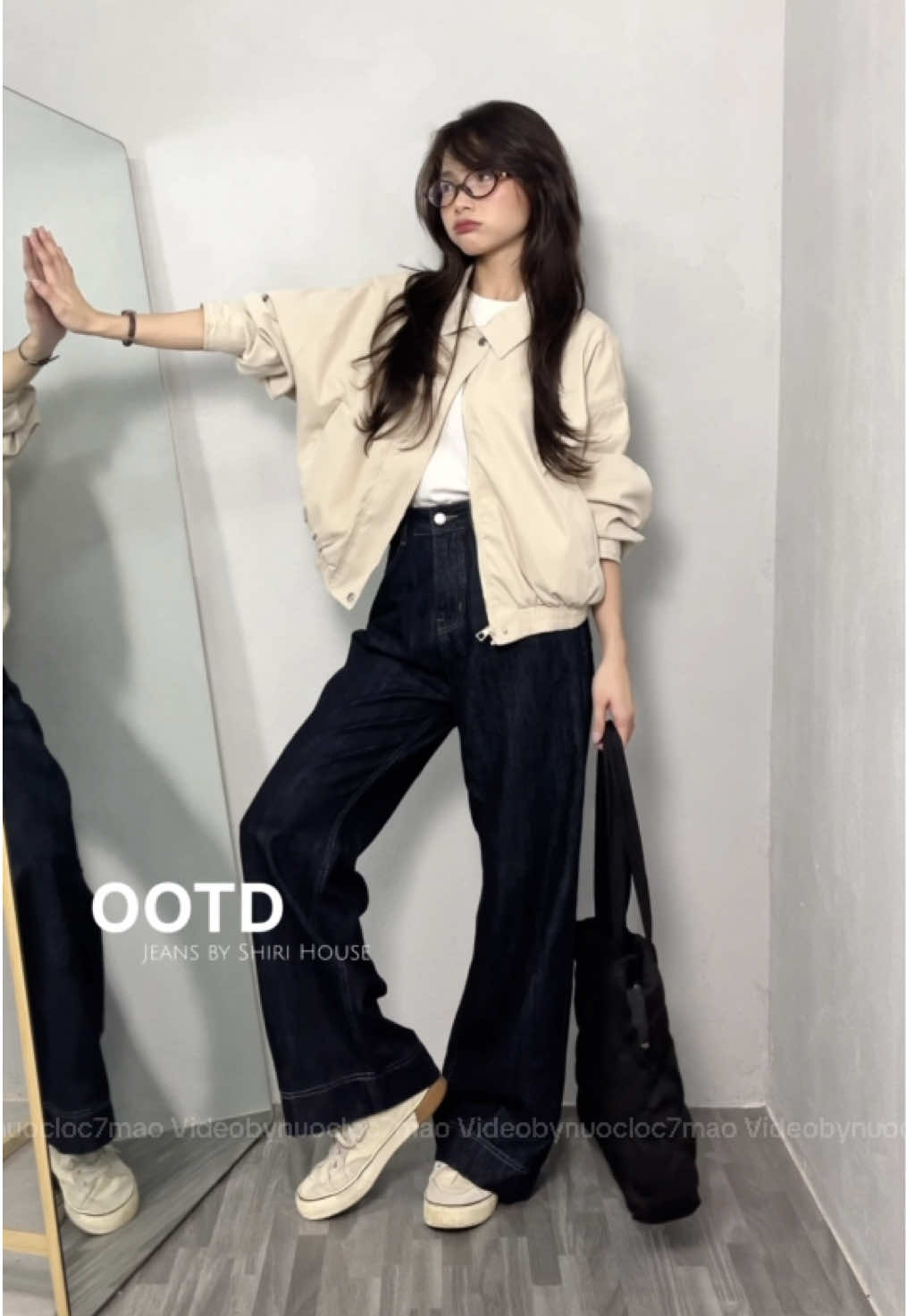 Chiếc quần mấy bà hỏi tui qua nay nè @Shiri house  #OOTD #fyp #jeans #nuocloc7mao #myoutfit 