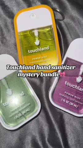 @touchland mystery box 🌈🎨 #touchland #handsanitizer #touchlandhandsantitizer #beauty 