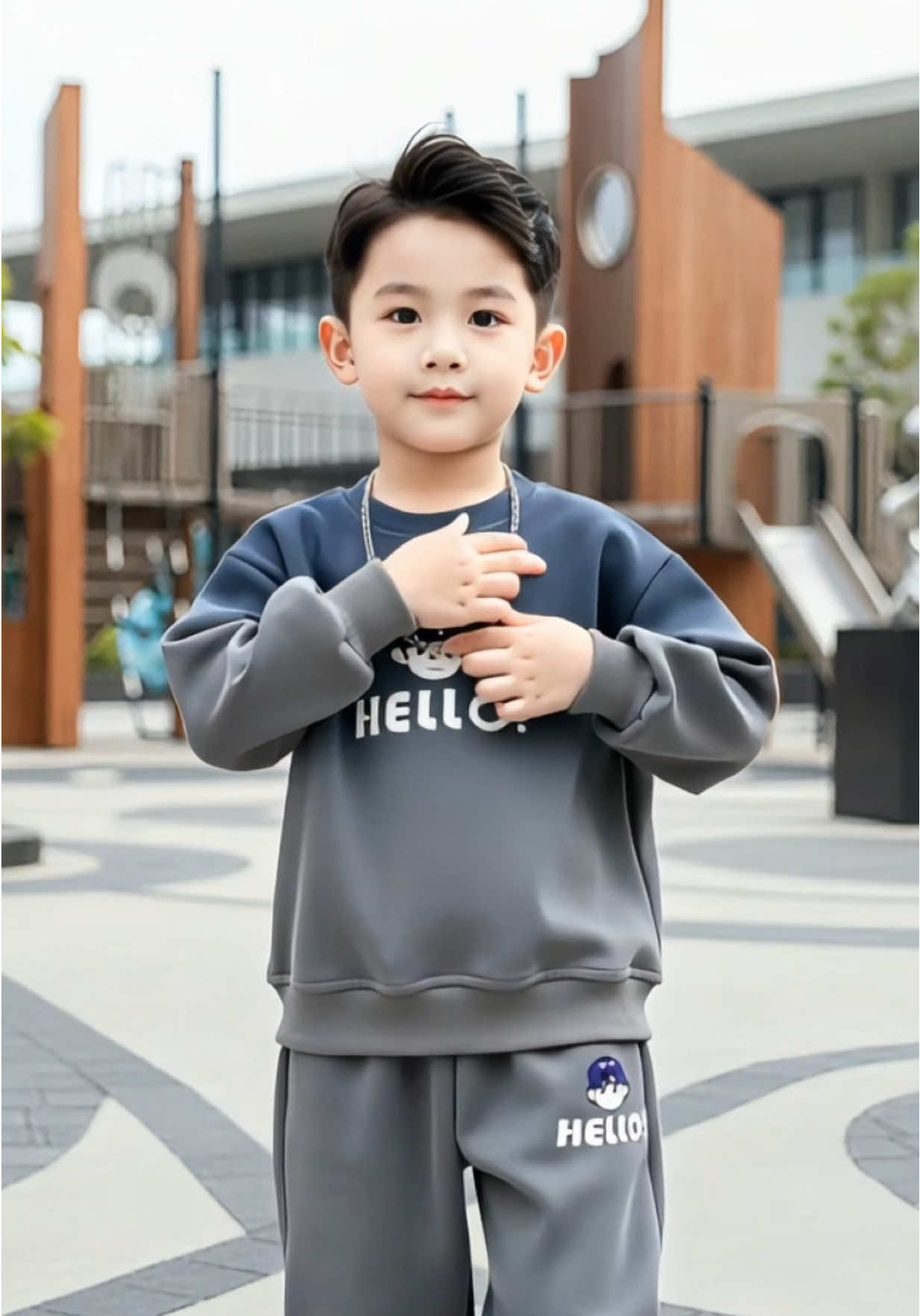 Bộ nỉ da cá bé trai đẹp lắm các mom ơi #thoitrangchobe #thoitrangtreem #bonichobetrai #bonibetrai #bonichobe 