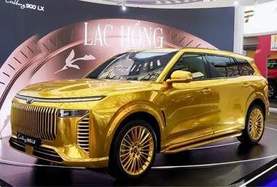 Chiếc Vinfast Lạc Hồng mạ vàng đẳng cấp nhất Việt Nam #vinfast #vinno #lachong900lx 