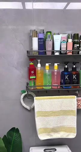 Kệ Để Nhà Tắm TOSUDO Nhiều Mẫu Nhiều Kích Thước Chất Liệu Nhôm 2 Mầu Xám Đen Không Cần Khoan Vít#xuhuong #thinhhanh #giadungtienich 