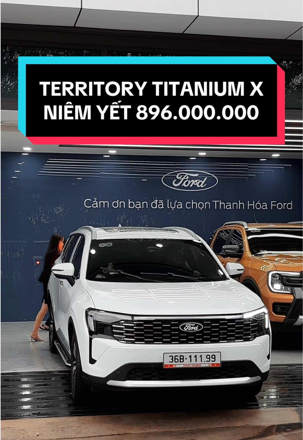 Territory Titanium X mang biển số đấu giá lên đường phục vụ chủ nhân mới #quanthuyford #fordthanhhoa #ford #territory #fordterritory 