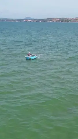 Sóng vỗ bờ xa, tay người quăng lưới, gió mặn thấm vào đời. #muine #bien #flycam #tiktokvn #cuocsong 