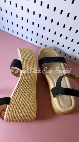 Lakas makakayamin ng sandal na to!! #thicksolesandals #womenssandals #tiktokfinds #koreansandal #affordablesandals 