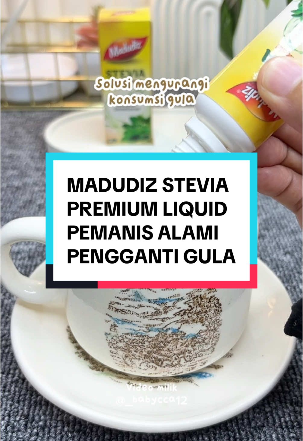 Buat kamu yang suka minum manis tapi takut gendut/ gula darahnya naik ini solusinya (Madudiz Stevia Premium Liquid) dari @Madudiz pemanis alami pengganti gula yang rendah kalori yang dapat menurunkan kadar gula darah yang baik untuk kesehatan, manisnya pas & aftertaste nya ini tanpa ada rasa pahit, karena murni dari ekstrak daun stevia jadi gak khawatir lagi klo minum manis, Madudiz Stevia Premium Liquid manisnya kemurnian alam 🥰🌿  #madudiz #stevia #stevialiquid #madudizstevialiquid #madudizstevia #penggantigula #pemanisalami #pemanisalamistevia #madudizofficial #madudizsuper #madudizpenggantigula #madudizpemanisalami #steviapemanisalami #manisnyakemurnianalam #madudizsteviapremiumliquid #steviaoriginal #stevianatural #fyp #fyppppppppppppppppppppppp #fypage #fypシ゚ #viral #viralvideo #viraltiktok #cuantanpabatas #gajiansale #guncangpromo1111 #promoguncang1111 #payday #paydaysale #gebyarbelanjanovember #gilagilajualan #gilagilajualan2025 #gilagilaanjualan #wibgajian #wibgajiansale #sipalingaffiliate #modalkontendoang 
