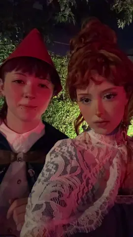 My gf and I as wirt and Beatrice:)#otgw #halloween #fypシ 