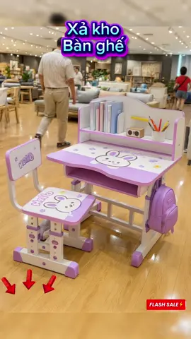 Bàn ghế học sinh có nâng hạ tuỳ chỉnh #viral #xuhuong #thinhhanh #banhocsinh 