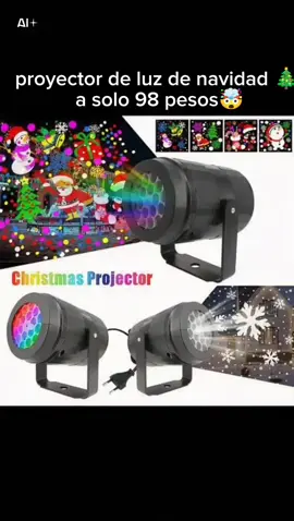 proyector de luz de copo de nieve al aire libre, proyecto de navidad  #navidad #proyector #navidad #copos #tiktokshop