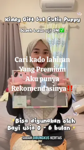 Praktis banget kan , Sudah dibungkus kertas kado dan bisa request kartu ucapan🥰😍 #kiddy #kadolahiran #masyaallahtabarakaallah 