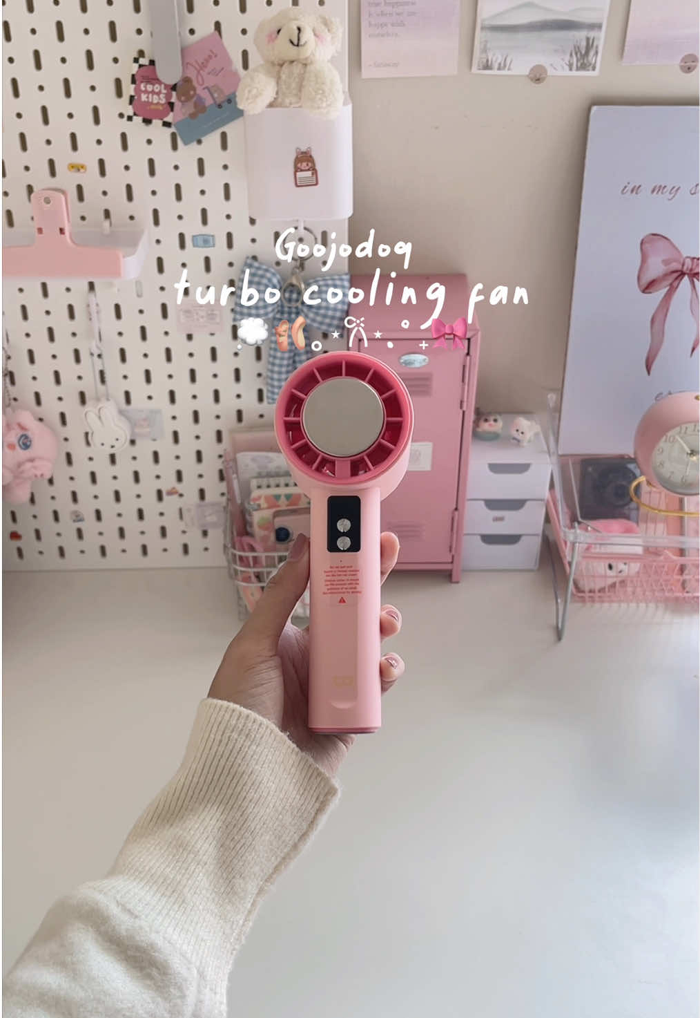 soOoo pretty turbo cooling fan🩰💗🎀kipas rasa kulkas🥶❄️dingin dan sejuk banget💌  #goojodoqgfs006 #coolingfan #kipasgoojodoq  #gfs006 #kipasportable 