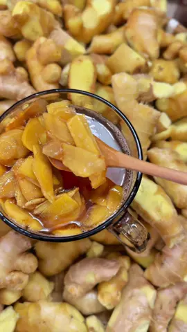 Gừng ngâm mật ong tự nhiên #matonghoaco #gungngammatong  
