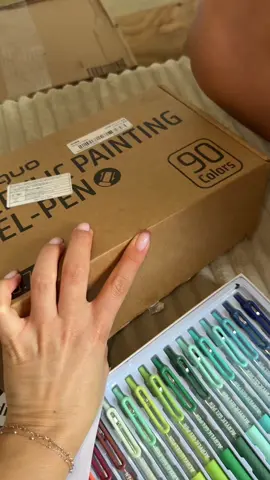 Acrylic gel pens  #gelpens#acrylicpens#crafts#art#tiktokshopblackfriday  