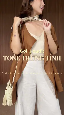 Gợi ý các outfit linen tone màu trung tính tối giản nhưng luôn phù hợp trong mọi dịp! Từ áo khoác / chân váy / đầm đều có một đẹp rất riêng chờ nàng diện thử! 🤎  #canarylinen #ecofashion #damlinen #somilinen #linensaigon #dailywear