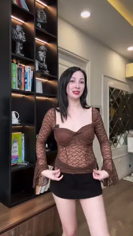 ️Áo thun kiểu ren xuyên thấu ô #aoren #livetiktok #thoitrangnu #homnaymacgii 