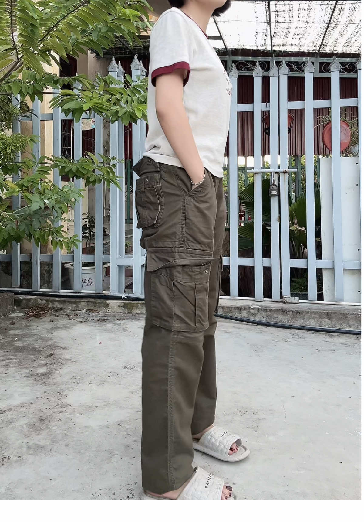 Quần túi hộp bản 6 túi cúc mạ đồng #thoitrangnam #thoitranggiare #xhtiktok #donamdep #thơitrangnam 