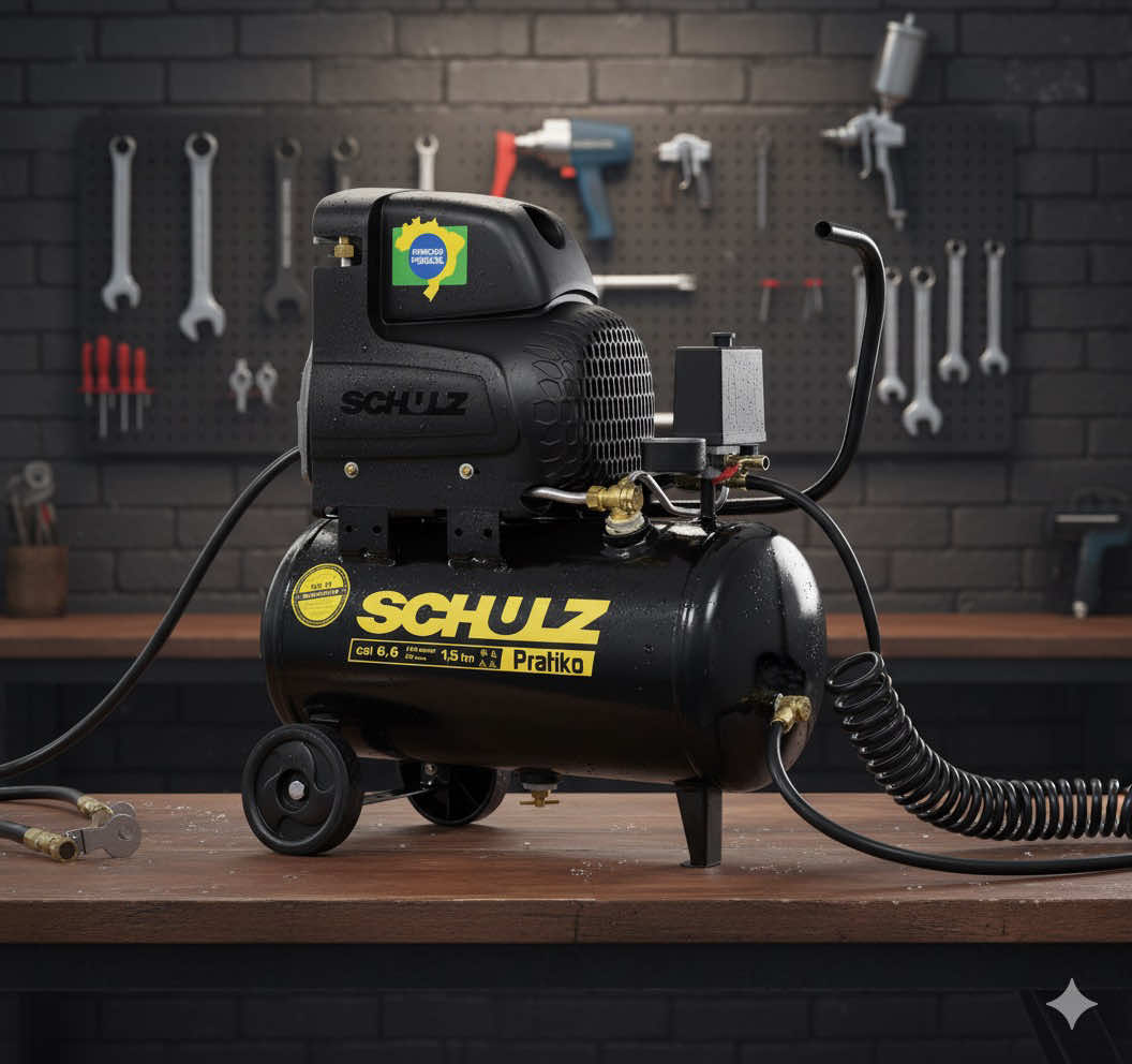 Compressor de ar, Schulz, Pratikko, CSI 6.6, 1.5 HP Corre para garantir o seu! 🏃‍♂️💨 Disponível nas melhores lojas de ferramentas e online. Não perca essa chance de elevar o nível dos seus projetos! 🛒 #shopeevideo #tiktokvideo #FerramentasDeQualidade #OficinaMecânica #shopee