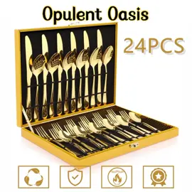 Dê uma olhada em Opulent Oasis>Kit Jogo Talheres Inox 24pçs Slim faqueiro Em Aço para cozinha utensílios domésticos por R$37,99 - R$88,88. Compre na Shopee agora! https://s.shopee.com.br/4fo32IzxEj #talheres #cozinha #parasuacozinha #promocao #achadosshopee 