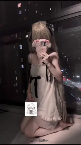 So cuteee❤️💕🤍#cosplay #cosplayer 