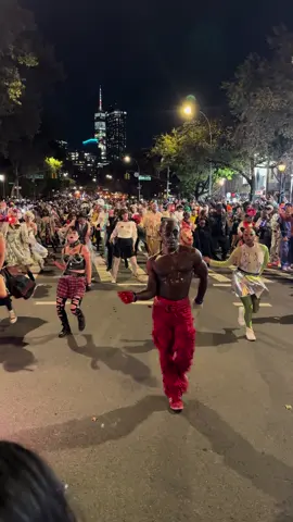 Thriller at the 2025 NYC Village Halloween Parade!  📍6th Avenue, Manhattan  #halloween2025 #thrillernyc #newyork #villagehalloweenparade 