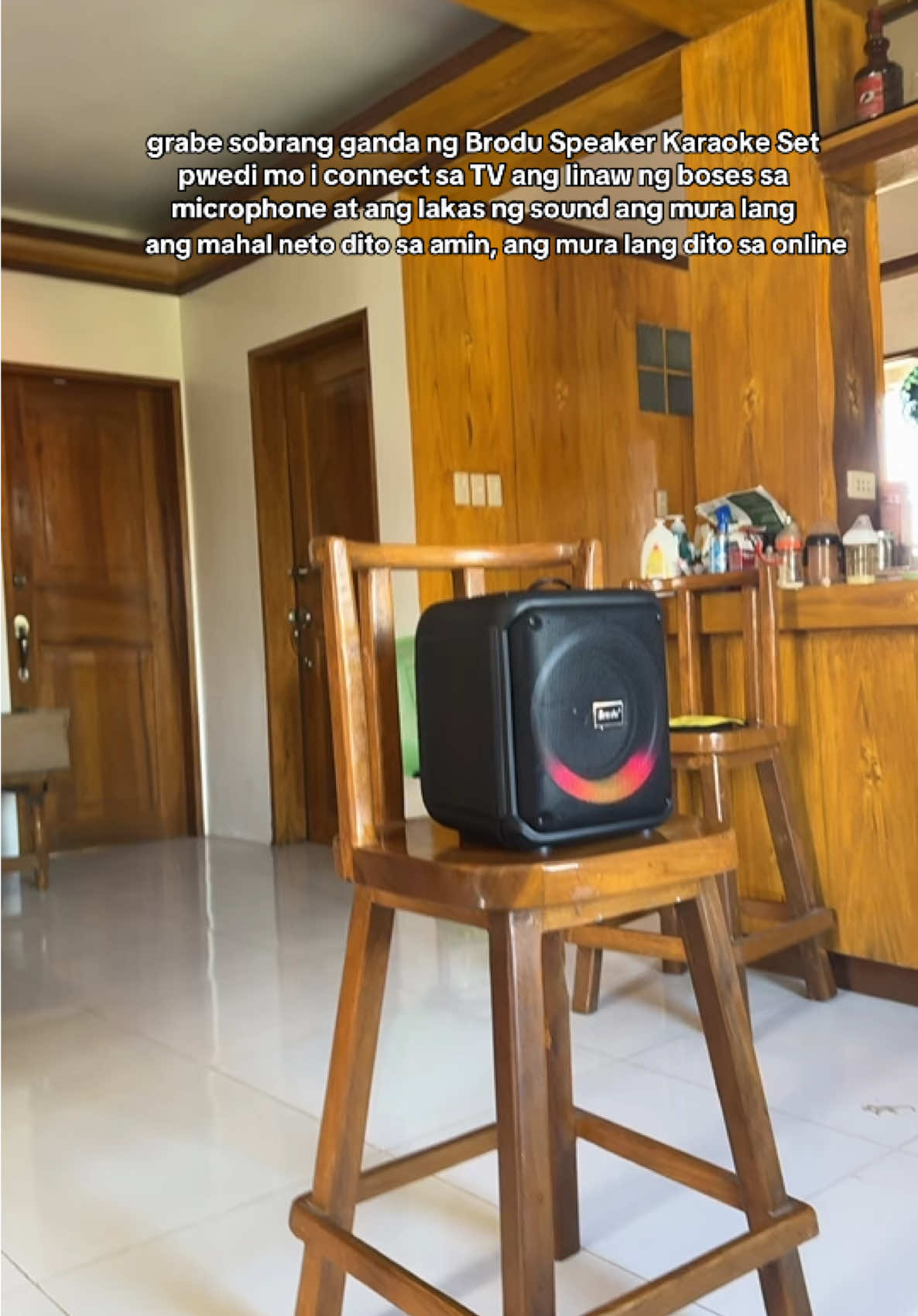 Brodu Speaker Karaoke Set- sobrang legit sa ganda #broduspeaker #karaokeset #budolfinds #fyp #tiktokfinds ya 