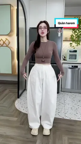 Chiếc quần xứng đáng được lan toả 🥹 #quanharem #quanongrong #quanharemongrong #quanongsuong #thoitrangnu 