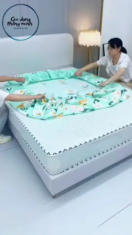 Bộ ga giường Thun lạnh 4 món #gagiuongthunlanh4mon#gagoitraigiuong#xh