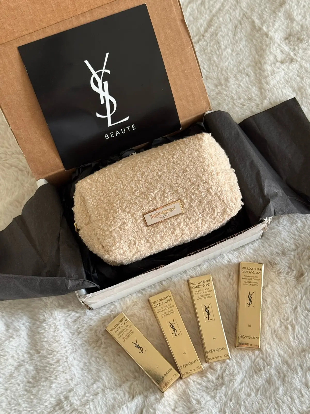 I like my october PR campaign ✨ #pr #prbox #yslbeautypartner #armanibeautypartner #beekman1802partner 