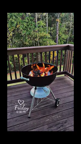 Weber  22” charcoal grill @Weber Grills  i need the griddle next ! 