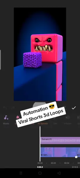 Viral Shorts 3d Loops #copyright #automation #3dloops #viral #foryoupage 