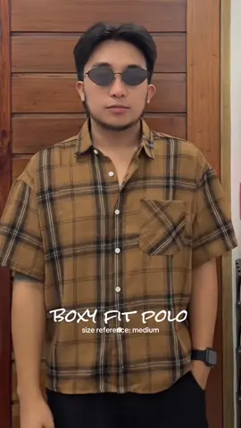 Grabe nakakaputi yung polo na brown. Nice! #fyp #poloformen #croptopmen #boxyfit 