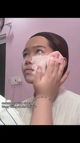 cứ chill thôi ( trừ fes ) 🔥#ntbhmakeup #makeupcosplay #violet 