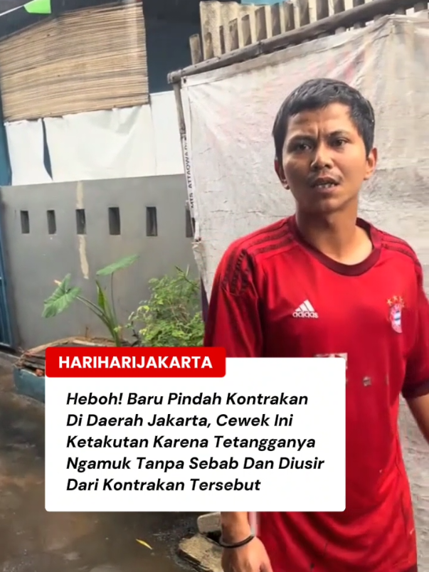 Seorang wanita yang baru pindah ke rumah kontrakan di Jakarta mengalami kejadian tak terduga. Dalam unggahan yang viral di media sosial, ia mengaku menjadi korb4n amuk4n seorang pria yang merupakan tetangganya sendiri. Peristiwa itu terjadi pada Rabu (29/10/2025), ketika pria tersebut tiba-tiba datang ke kontrakannya sambil berteriak dan melemp4r batu ke arah rumah. Aksi itu sempat membuat korb4n ketakutan dan bingung karena merasa tidak pernah punya masalah dengan pel4ku. 