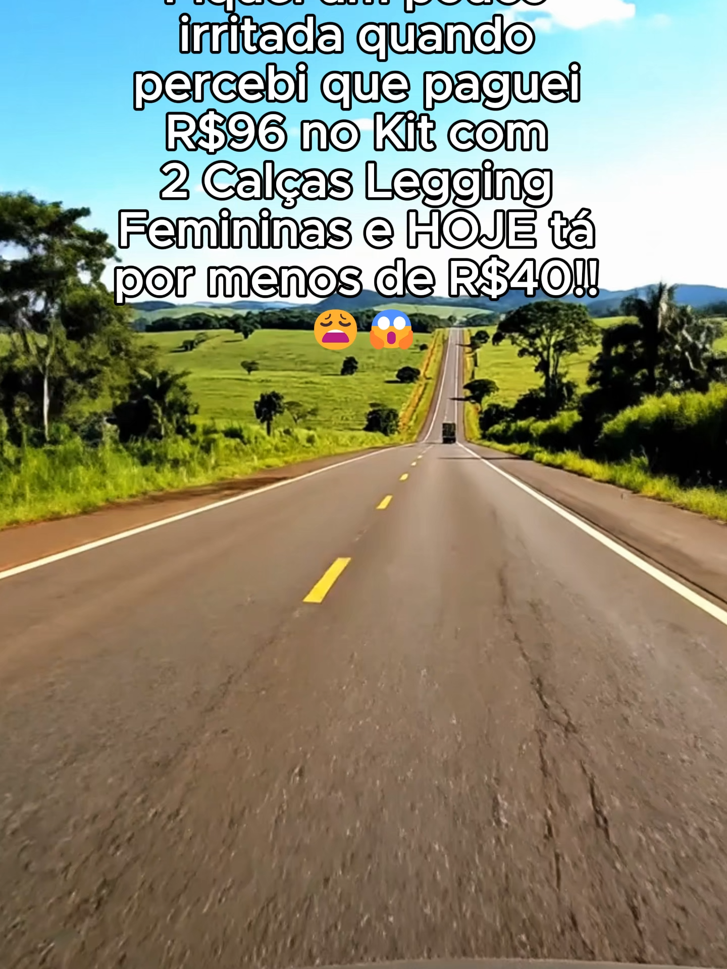 Kit 2 calças legging femininas - Promoção relâmpago no TikTok Shop! Só hoje! 😍 #tiktokshop #vídeosvirais #legging #modafeminina #estilo