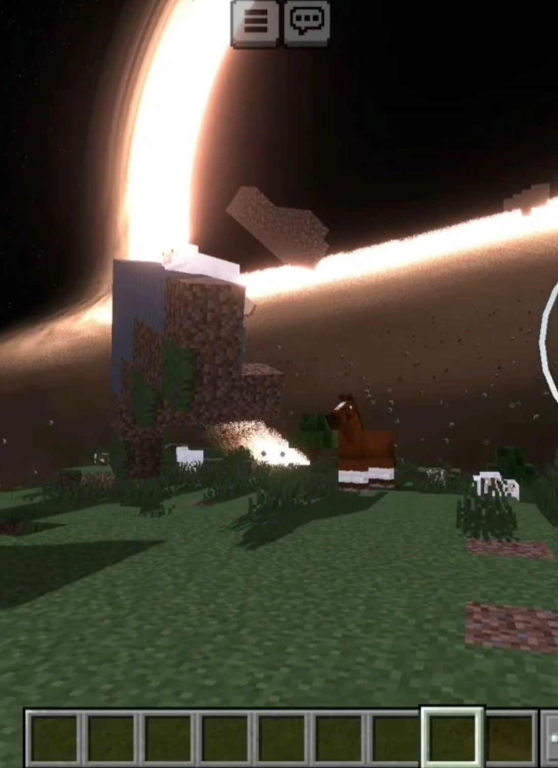 Black Hole Pojav Shader ☠️ #shaders #minecraftpe #shaders 