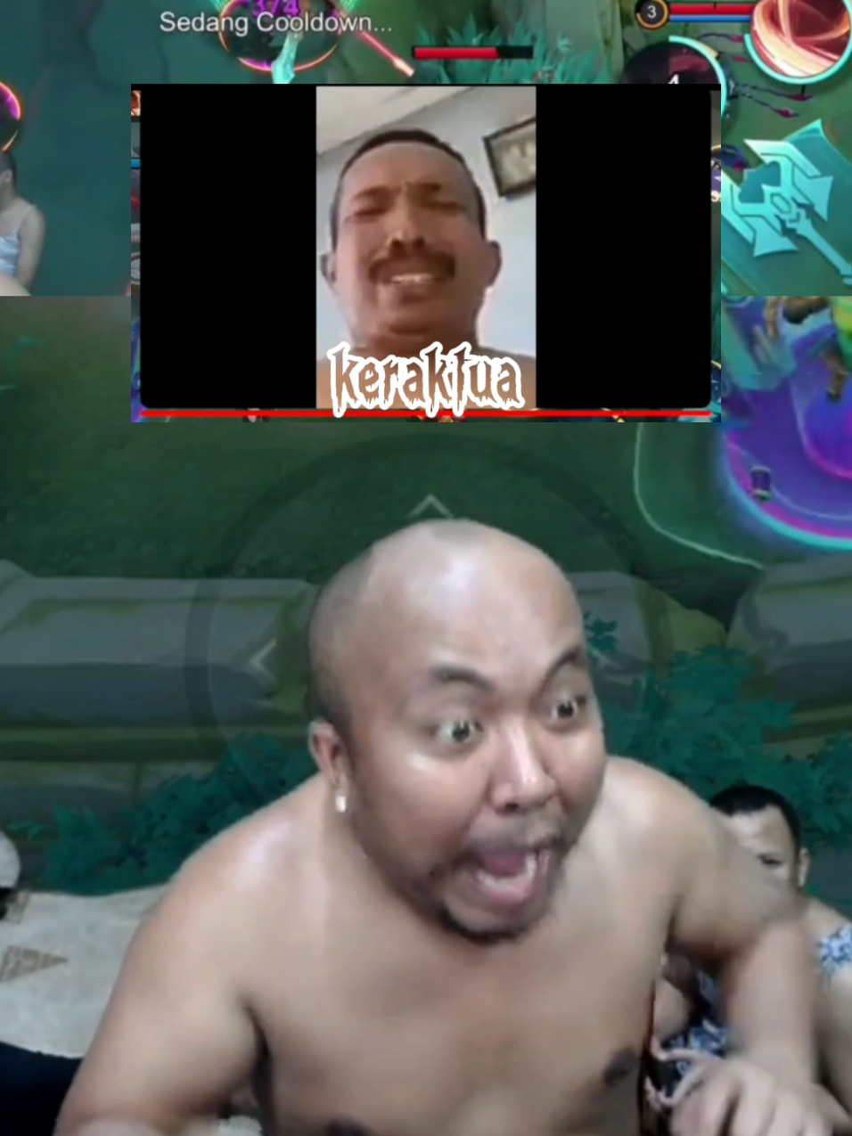 HAHAHA keluar dimuka 🤣🤣 #MLBB9TH #MLBB #mlbbcreatorcamp #pascoltopglobalmiya #fyp 