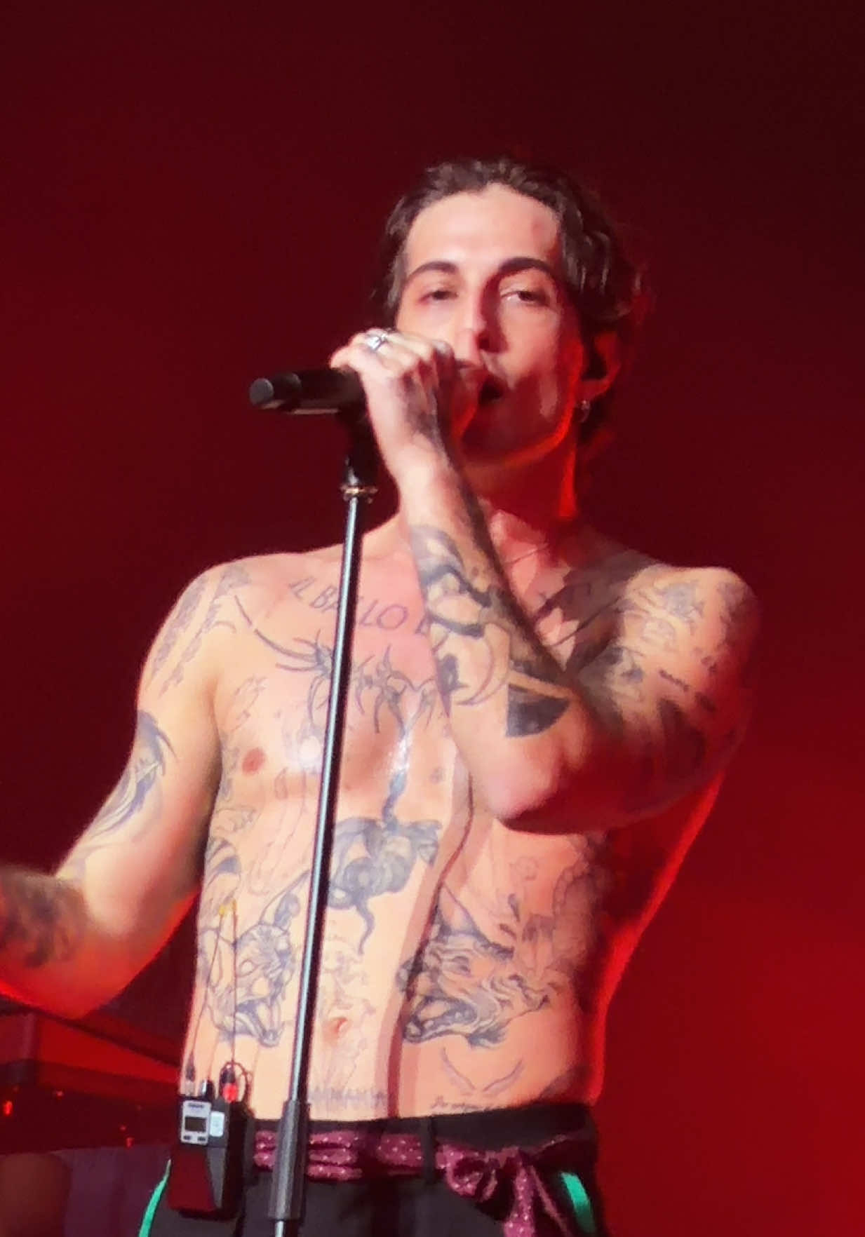 Don’t talk to me, I don’t care 💅🏻 #damianodavid #funnylittlefearsworldtour #funnylittlefears #ダミアーノ・デイヴィッド #ダミアーノ 