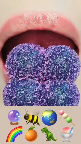 asmr cr *candy eating* #emojieating #CreatorTips #eating #asmr #mukbangeatingshow 