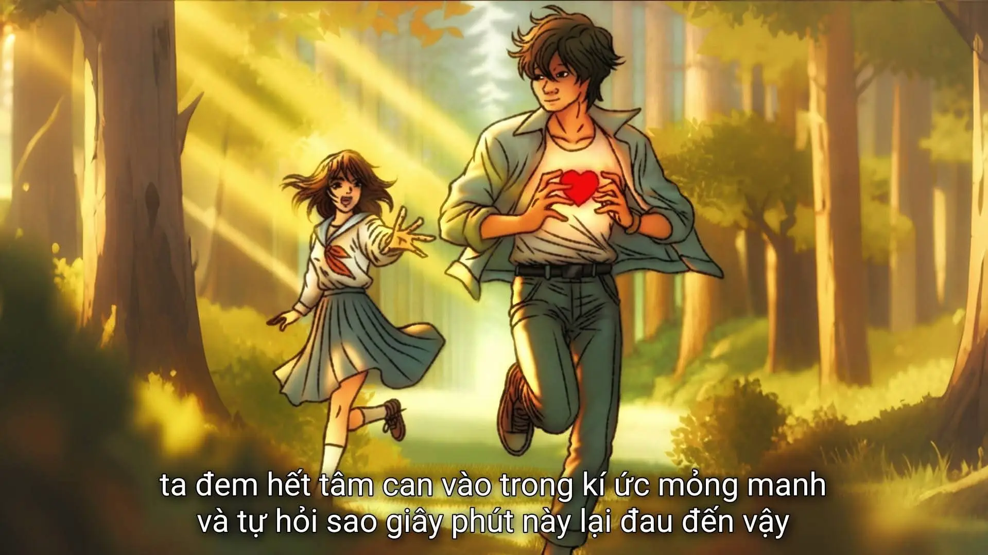 Trao đi tình cảm cả đời,rời đi một bước chẳng buồn giao nhau..