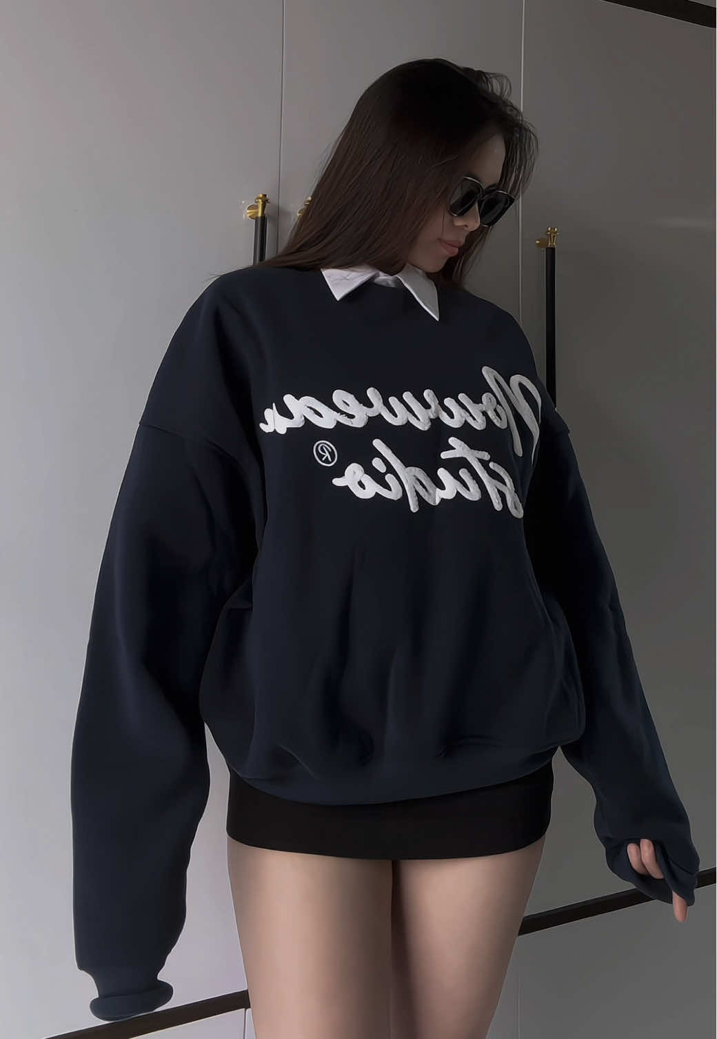 Áo #sweater thêu xủ vải nỉ bông Nowwear ☕️☕️☕️ #xuhuong 