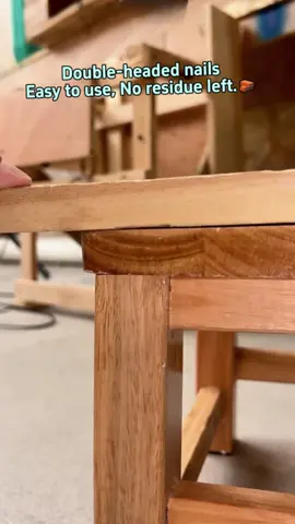 Kerja kemas, cepat & selamat 🔧 Paku dua hujung ni wajib ada untuk tukang kayu – tak perlu drill, tak rosak kayu, terus siap! 💥 #pakukayu #alatprofesional #tiktokshop #barangmurah #projekrumah 