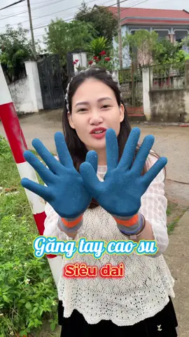 Găng Tay Cao Su Siêu Dai #xuhuong #gangtaycaosu #gangtaylamvuon 