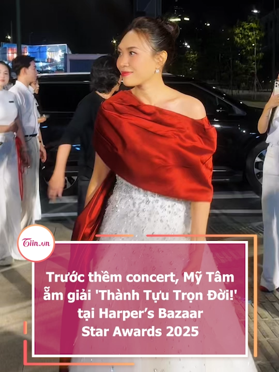 Trước thềm concert, Mỹ Tâm ẵm giải 'Thành Tựu Trọn Đời!' tại Harper’s Bazaar Star Awards 2025 #tiinnews #MYTAMLIVECONCERT2025 #SEETHELIGHT #MyTam