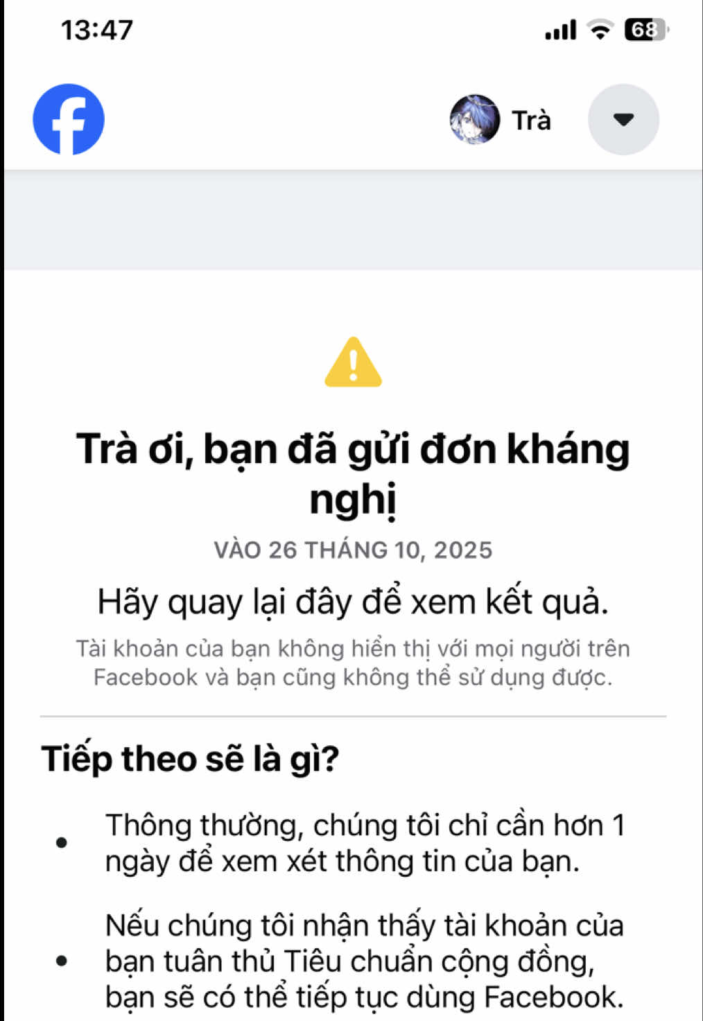 Mở khoá thành công facebook đình chỉ 180 ngày, đã kháng nghị treo #mokhoafacebook #dinhchi180ngay #xacthuc2yeuto #ketsattimfakebook #dvfb_wuanke 